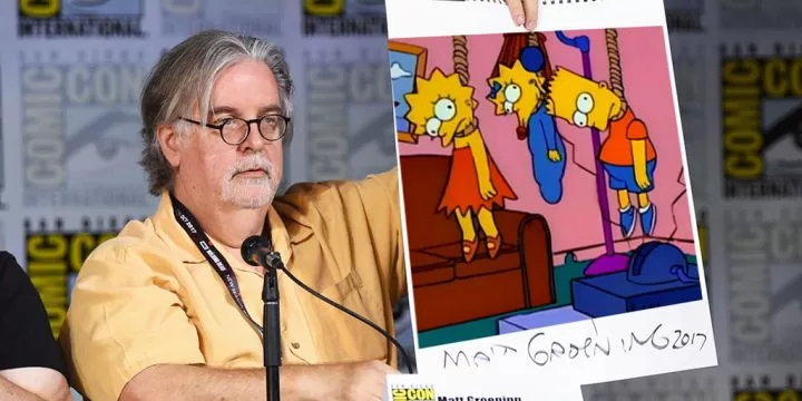Caricatura estilo simpson