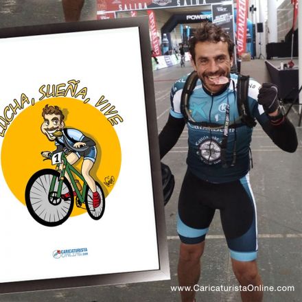caricatura con deporte