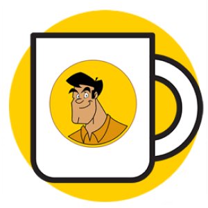 icono taza solo cara