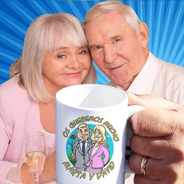 mayores con taza
