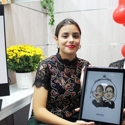 Caricaturista digital para empresa
