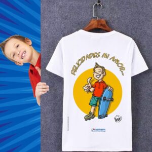 camiseta con caricatura