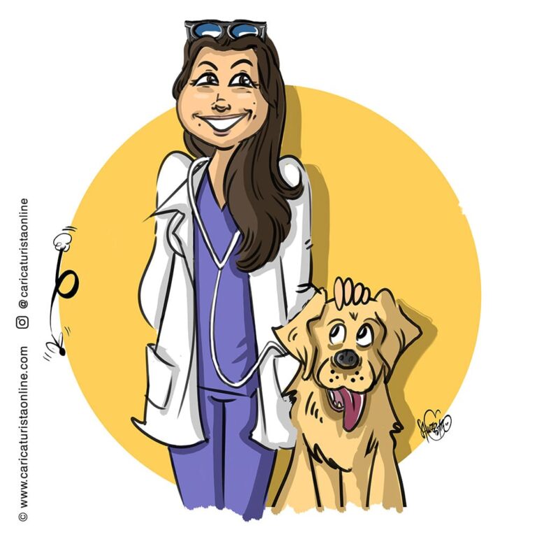 caricatura de perro