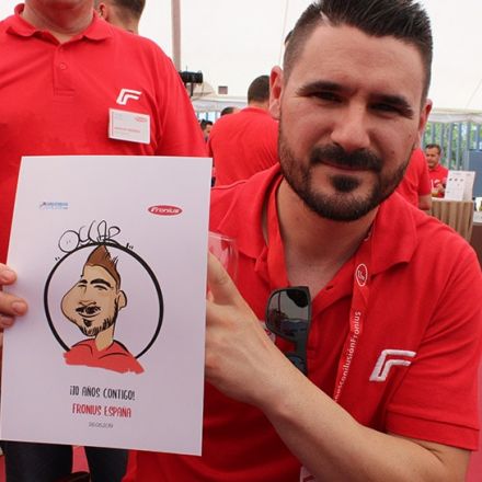 caricaturista digital madrid espana