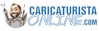 logo horizontal caricaturistaonline