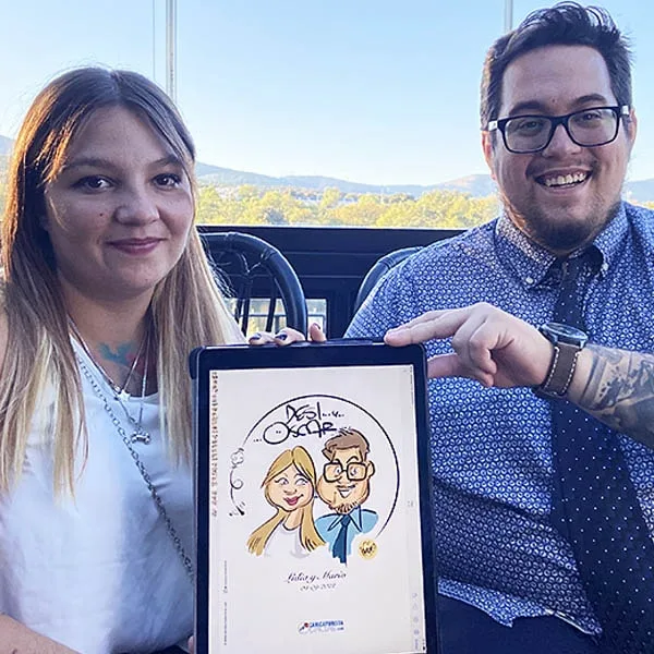 boda caricaturista online