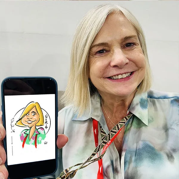 caricaturista digital para eventos