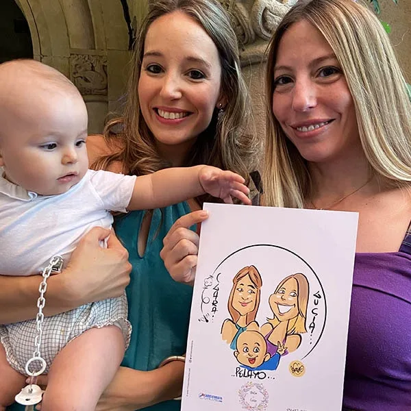 evento de caricaturas bodas