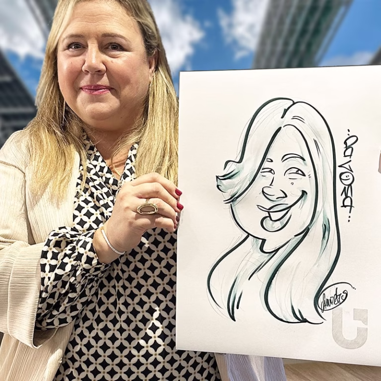 caricaturista papel en madrid