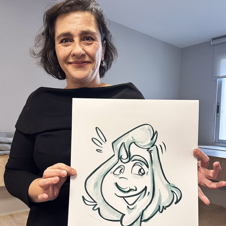 caricaturista tradicional madrid
