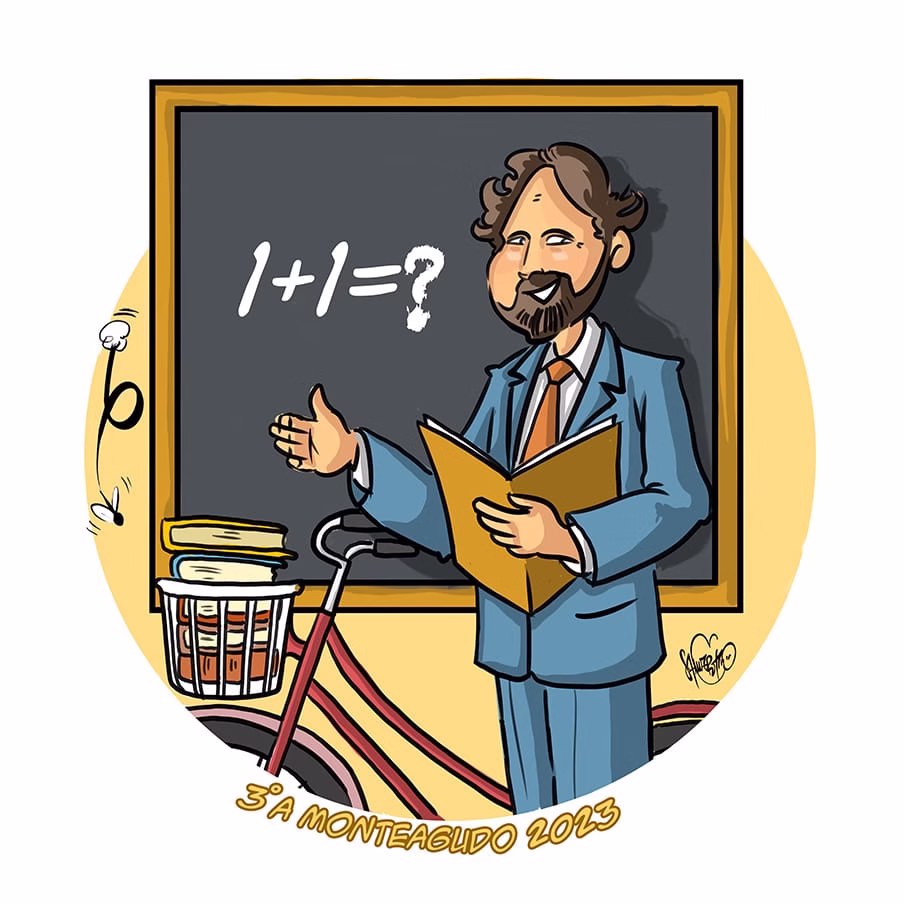Caricatura de grupo de alumnos - Imagen 4